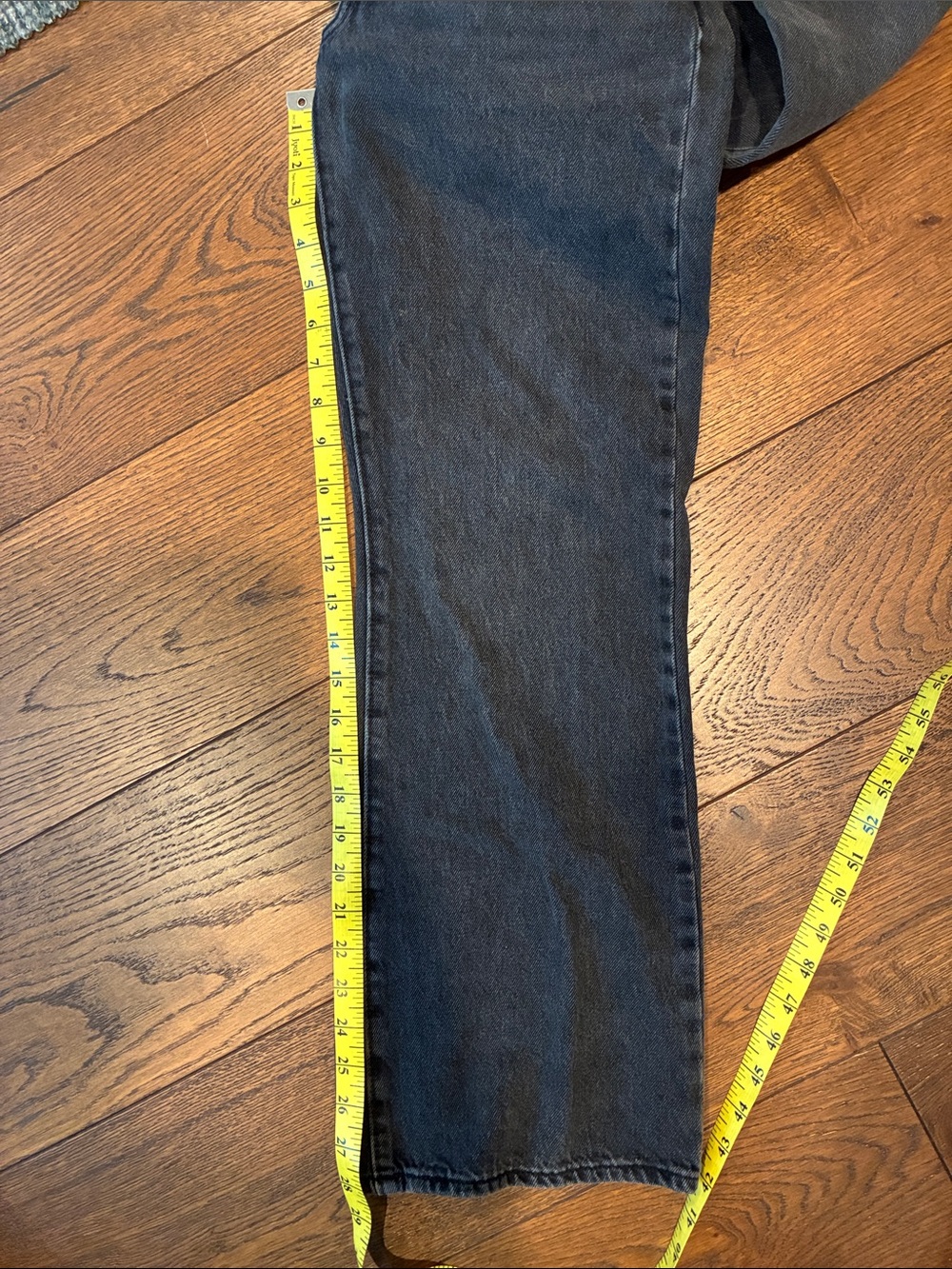 Women’s Black Washed ‘94 Baggy Bootcut Jeans - Picture 4 of 4